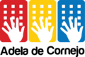 Adela de cornejo logo negro