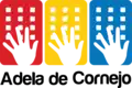 Adela de cornejo logo negro